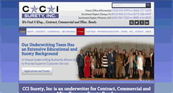 Desktop Screenshot of ccisurety.com